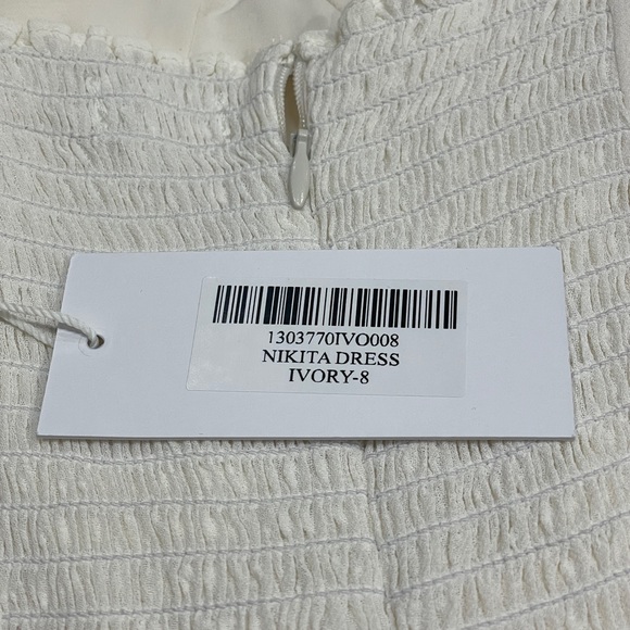NWT Reformation Women's Ivory Dress size 8 - Picture 4 of 5